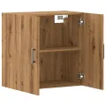 Armoire murale chêne artisanal 60x31x60 cm bois d'ingénierie