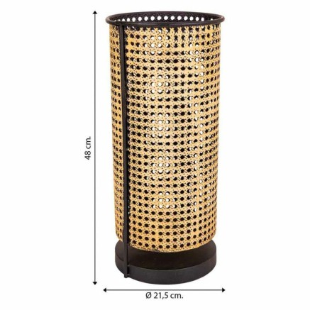 Portavelas Alexandra House Living Dorado Hierro 21 x 48 x 21 cm 2