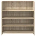 Bureau réception chêne sonoma 100x50x103,5 cm bois d'ingénierie