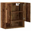 Armoire murale vieux bois 60x31x70 cm bois d'ingénierie