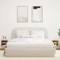 Meubles TV muraux lumières LED 2 pcs chêne artisanal