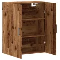 Armoire murale vieux bois 69,5x34x90 cm