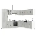 Ensemble d'armoires de cuisine 14 pcs Porto bois d'ingénierie