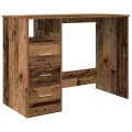 Bureau vieux bois 102x76x50 cm bois d'ingénierie