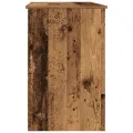 Bureau vieux bois 102x76x50 cm bois d'ingénierie