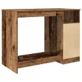 Bureau vieux bois 102x76x50 cm bois d'ingénierie