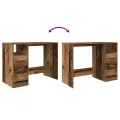 Bureau vieux bois 102x76x50 cm bois d'ingénierie