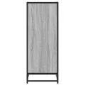 Étagère à chaussures sonoma gris 48x38x97,5cm bois d'ingénierie