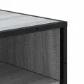 Étagère à chaussures sonoma gris 48x38x97,5cm bois d'ingénierie
