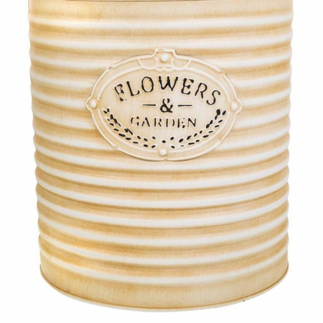 Jarra decorativa Alexandra House Living Blanco Beige Metal Lechera 22