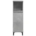 Armoire de salle de bain gris béton 30x30x100 cm