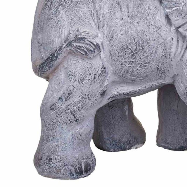 Decorative Figure Alexandra House Living Grey Elephant 26 x 40 x 35 cm