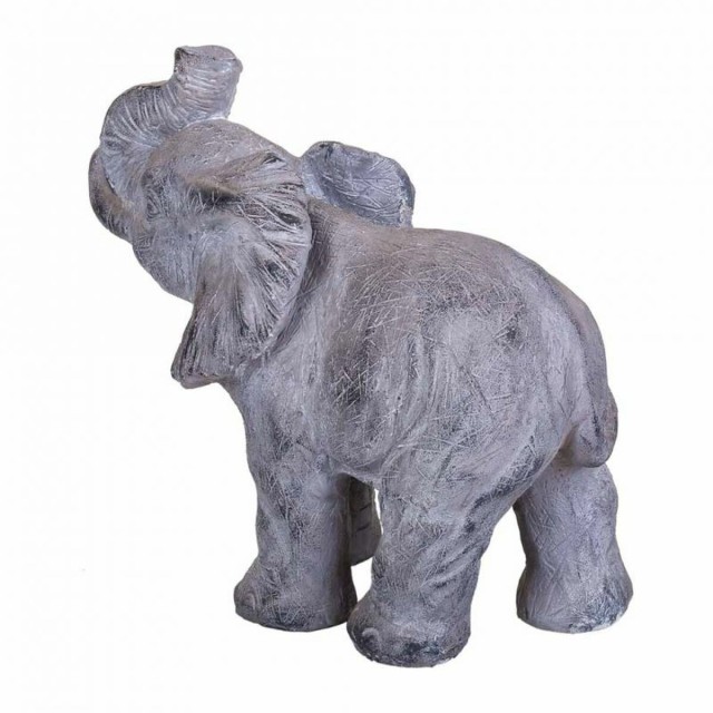 Deko-Figur Alexandra House Living Grau Elefant 26 x 40 x 35 cm