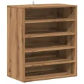 Armoire à chaussures chêne artisanal bois d'ingénierie