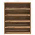 Armoire à chaussures chêne artisanal bois d'ingénierie