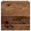 Meuble TV mural 2 pcs vieux bois 30,5x30x30 cm