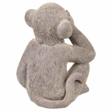 Figurine Décorative Alexandra House Living Gris Singe 26 x 40 x 34 cm