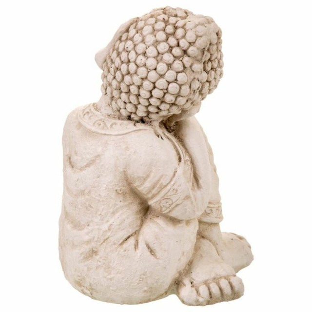 Deko-Figur Alexandra House Living Grau Buddha 25 x 34 x 25 cm