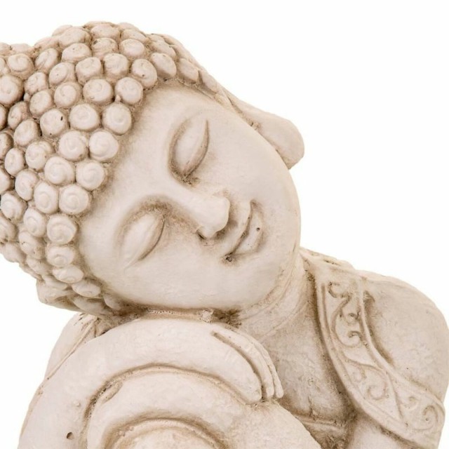 Deko-Figur Alexandra House Living Grau Buddha 25 x 34 x 25 cm