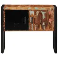 Armoire console multicolore 90x35x75cm bois massif récupération