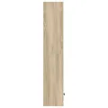 Bibliothèque chêne fumé 31x24x127 cm bois d'ingénierie