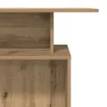 Bureau réception chêne artisanal 100x40x104 cm bois ingénierie