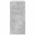 Bibliothèque gris béton 31x24x52 cm bois d'ingénierie