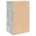 Bibliothèque gris béton 31x24x52 cm bois d'ingénierie