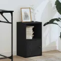 Bibliothèque chêne noir 31x24x52 cm bois d'ingénierie
