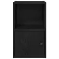 Bibliothèque chêne noir 31x24x52 cm bois d'ingénierie