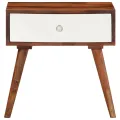 Table d'appoint 45x30x45 cm bois massif d'acacia
