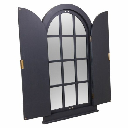 Wall mirror Alexandra House Living Golden Dark grey 5 x 105 x 62 cm Re