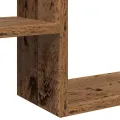 Étagères cube murales 2 pcs vieux bois 50x15x50 cm