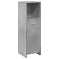 Armoire de salle de bain Gris béton 30x30x95 cm Aggloméré