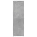 Armoire de salle de bain Gris béton 30x30x95 cm Aggloméré