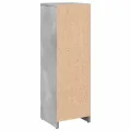 Armoire de salle de bain Gris béton 30x30x95 cm Aggloméré