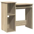 Bureau avec étagères chêne sonoma 84x40x78 cm