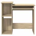 Bureau avec étagères chêne sonoma 84x40x78 cm
