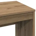 Bureau chêne artisanal 90x40x72 cm bois d'ingénierie