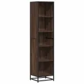 Bibliothèque chêne marron 40x35x170,5 cm bois d'ingénierie