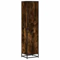 Bibliothèque chêne fumé 40x35x170,5 cm bois d'ingénierie