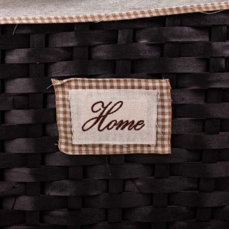 A set of two trunks Alexandra House Living Dark brown Willow wood 46 x