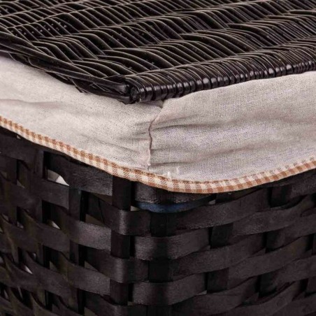 Set van Twee Koffers Alexandra House Living Donkerbruin Wilgenhout 46