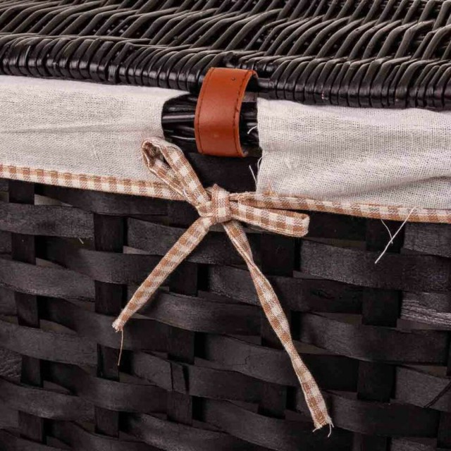 Set van Twee Koffers Alexandra House Living Donkerbruin Wilgenhout 46