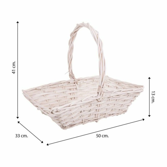 Basket spelset Alexandra House Living vlechtwerk Wilgenhout 3 Onderdel