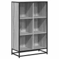 Bibliothèque sonoma gris 65,5x33x107,5 cm bois d'ingénierie