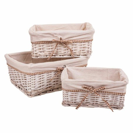 Set of Baskets Alexandra House Living wicker Willow wood 31 x 17 x 41