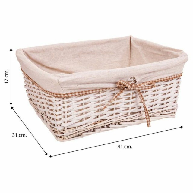 Set di Cesti Alexandra House Living vimini Legno di salice 31 x 17 x 4