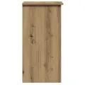 Bureau avec étagères chêne artisanal bois d'ingénierie