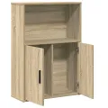 Bibliothèque chêne sonoma 60x24x85 cm bois d'ingénierie